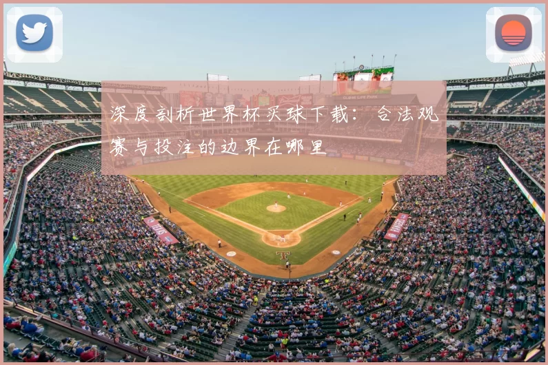 深度剖析世界杯买球下载:合法观赛与投注的边界在哪里