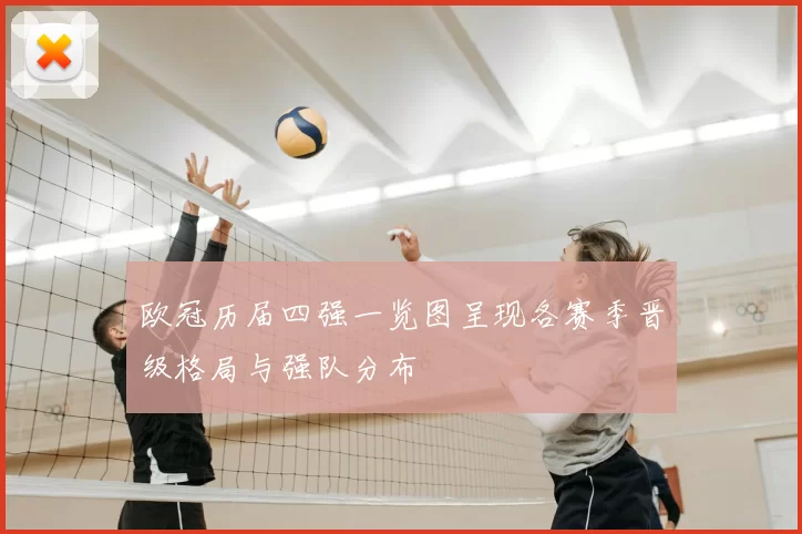 欧冠历届四强一览图呈现各赛季晋级格局与强队分布